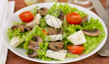 طريقة عمل سلطة مشروم بالتوفو للنباتيين