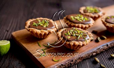 طريقة عمل ميني تارت بالشيكولاتة والفستق