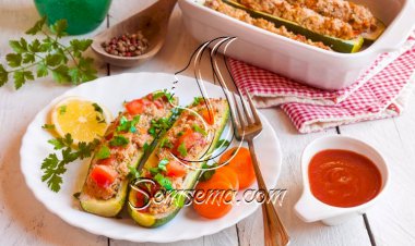 طريقة عمل محشي الكوسة باللحمة المفرومة