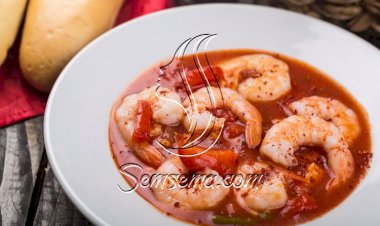 طريقة عمل جمبري بالصلصة الحارة