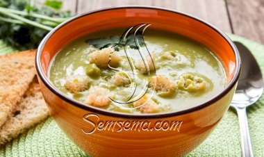 طريقة عمل شوربة البسلة باللحم المفروم والصويا