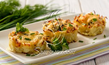 طريقة عمل مافن البطاطس بالجبن الشيدر