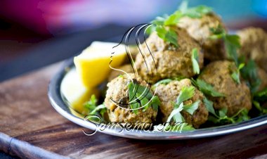 طريقة عمل كرات اللحم بصوص الليمون