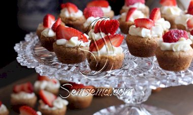 طريقة عمل ميني تارت بالفراولة والكريمة