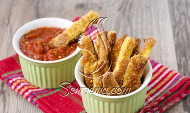 أصابع الكوسة المقرمشة.. سناك مغذي