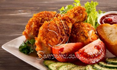 طريقة عمل أفخاذ الدجاج الحارة بالمستردة والبارميزان