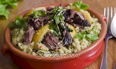 طريقة عمل كسكسي بقطع اللحم