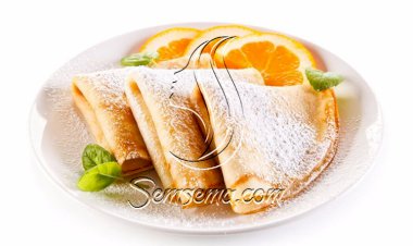 طريقة عمل كريب بعصير البرتقال