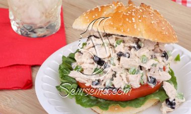 كايزر التونة بالمايونيز والزيتون.. وجبة لذيذة ومغذية