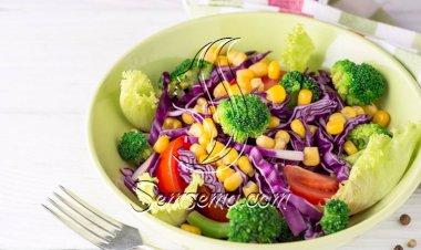 سلطة كرنب بالبروكلي لحرق الدهون