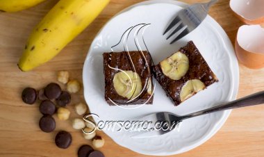 طريقة عمل البراونيز بالموز