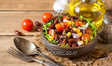 طريقة عمل سلطة فاصوليا حمراء بالذرة