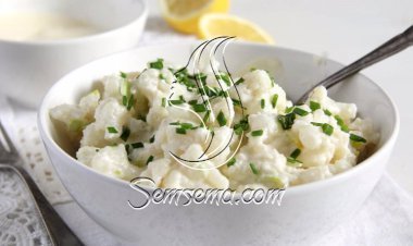 طريقة عمل سلطة القرنبيط بالساور كريم