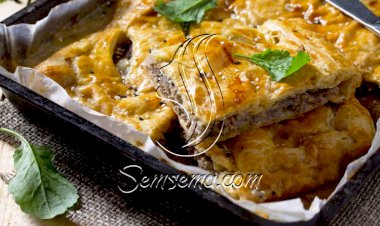 طريقة عمل صينية جلاش باللحمة المفرومة