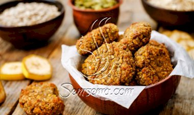 طريقة عمل كوكيز الشوفان بالموز وزبدة الفول السوداني