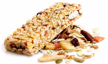 طريقة عمل بار الشوفان بالفانيليا والمكسرات