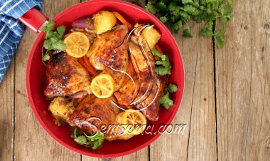 طريقة عمل صينية الدجاج بالبطاطس والليمون