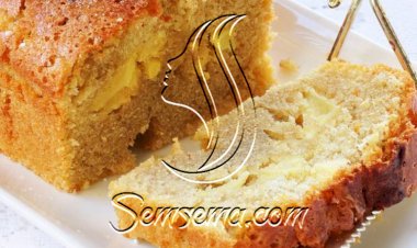 طريقة عمل الكيك بالتفاح والفانيليا