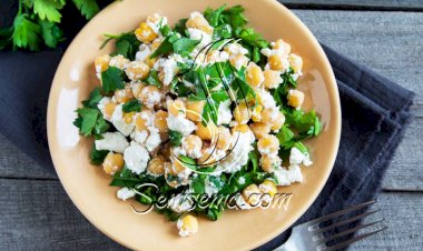 طريقة عمل سلطة الحمص بالبقدونس