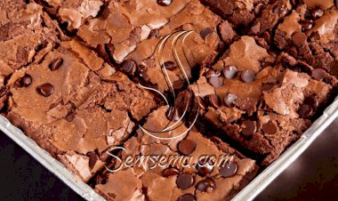 طريقة عمل براونيز برقائق الشيكولاتة