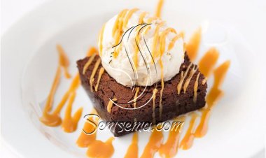 طريقة عمل البراونيز بالآيس كريم