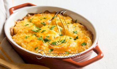 طريقة عمل طاجن بطاطس بالجبنة