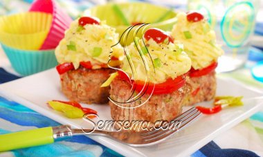 مافن الدجاج بالبطاطس البيوريه.. مغذي ولذيذ