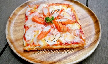 طريقة عمل ميني بيتزا بالكابوريا