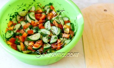 طريقة عمل سلطة طماطم بالشبت