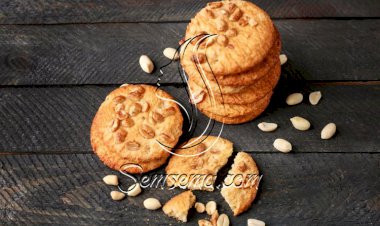 طريقة عمل كوكيز الفول السوادني