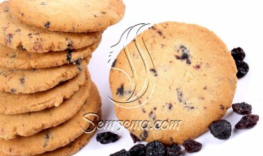 طريقة عمل بسكويت بالزبيب الأسود