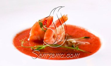 طريقة عمل شوربة الجمبري الحارة