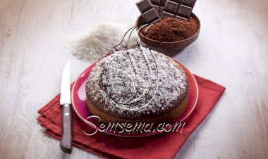 طريقة عمل كيك الشيكولاتة بجوز الهند