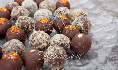 كرات البسكويت بزبدة الفول السوادني لزيادة الوزن