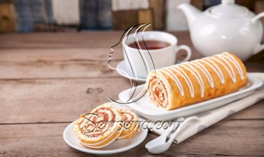 طريقة عمل سويسرول بالمربى