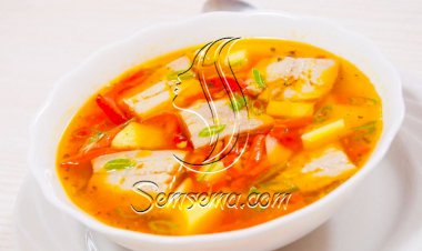 طريقة عمل شوربة السمك الحارة
