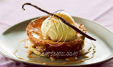 طريقة عمل فرنش باجيت بالآيس كريم والكراميل