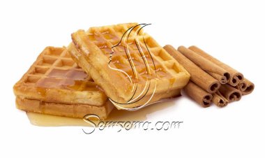 طريقة عمل الوافل بالقرفة والسكر