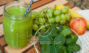 طريقة عمل سموثي العنب بالتفاح