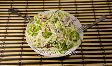 طريقة عمل سلطة الكرنب الصينية