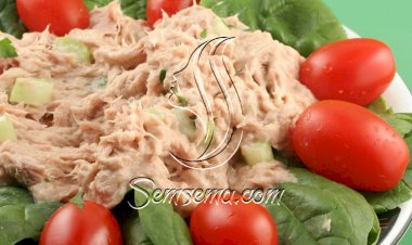 طريقة عمل سلطة التونة بالمايونيز
