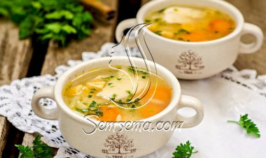 طريقة عمل شوربة لسان عصفور بالخضار