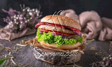 طريقة عمل ساندويتش برجر الدجاج بالفلفل المشوي