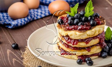 طريقة عمل بان كيك بالمربى