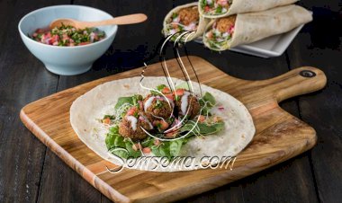 طريقة عمل رولات الطعمية الحارة