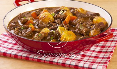 طريقة عمل مكعبات اللحم بالبطاطس والجزر