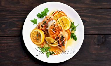 طريقة عمل صدور الدجاج بصوص البرتقال