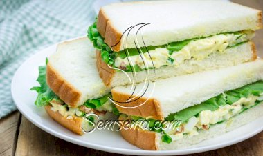 طريقة عمل ساندويتش البيض بالمايونيز