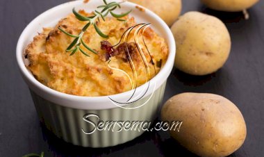 طريقة عمل سوفيليه البطاطس بالجبنة