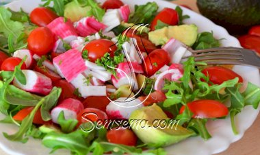 طريقة عمل سلطة الكابوريا بالأفوكادو